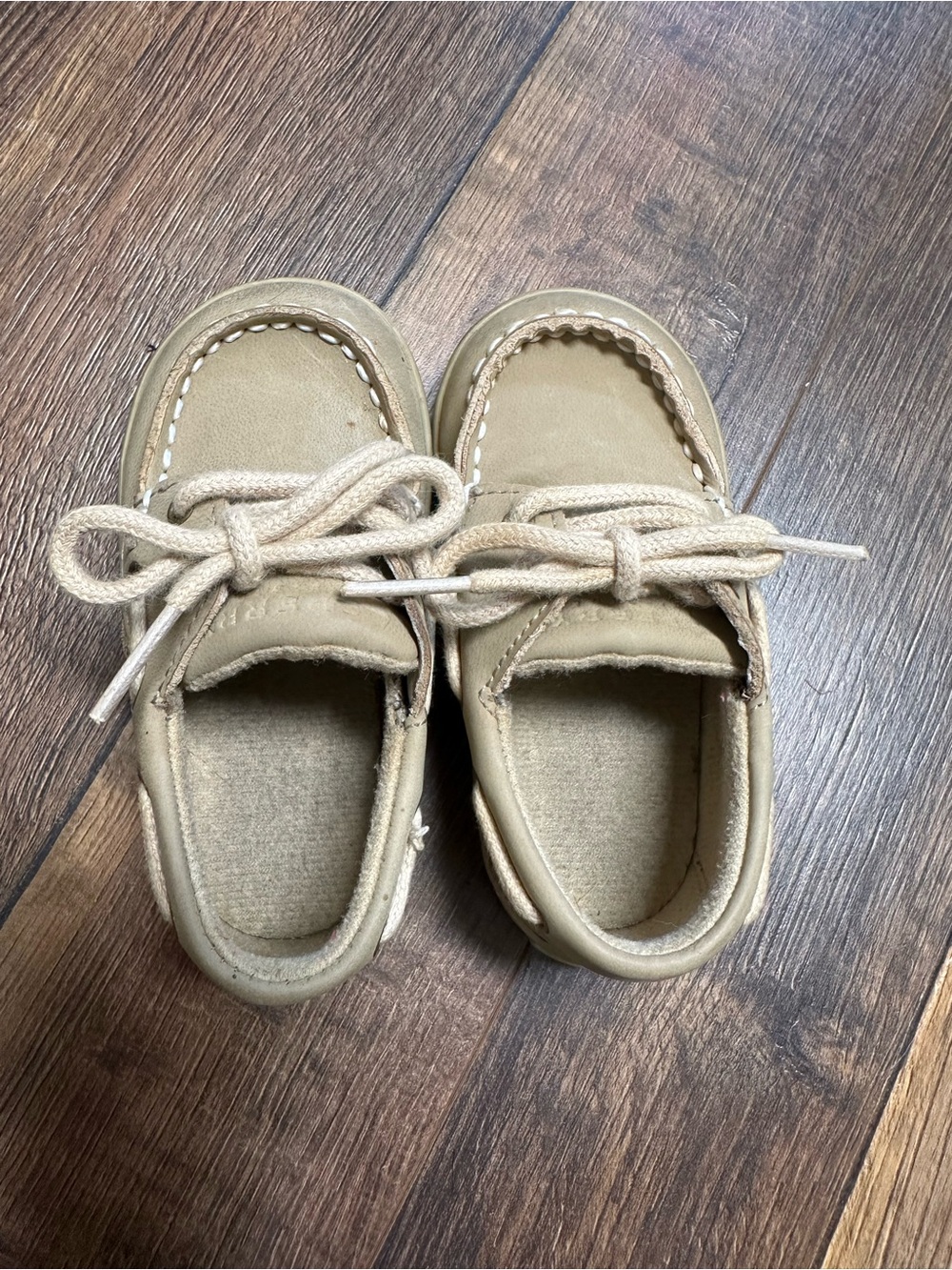 Sperry Kids Beige/Tan Top-Sider Boat Shoes